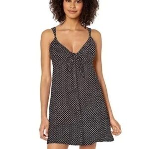 Blue Life Spaghetti Strap Lace Up Dress Size S